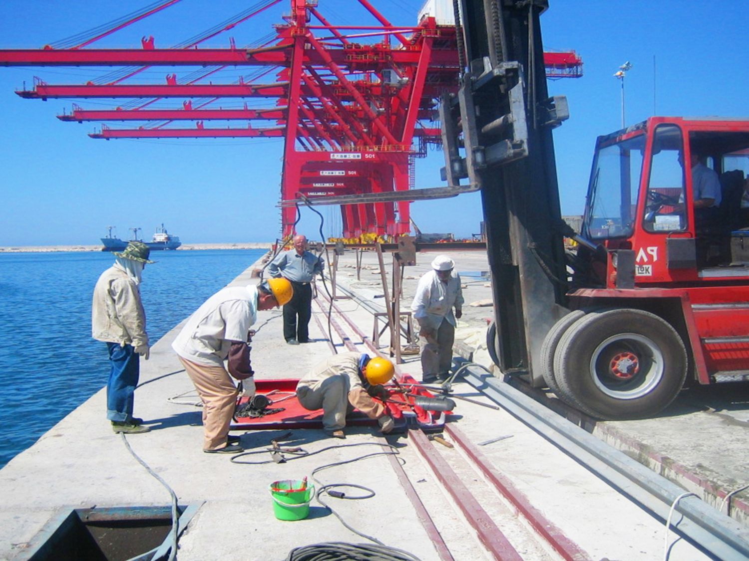 Container terminals in Syria